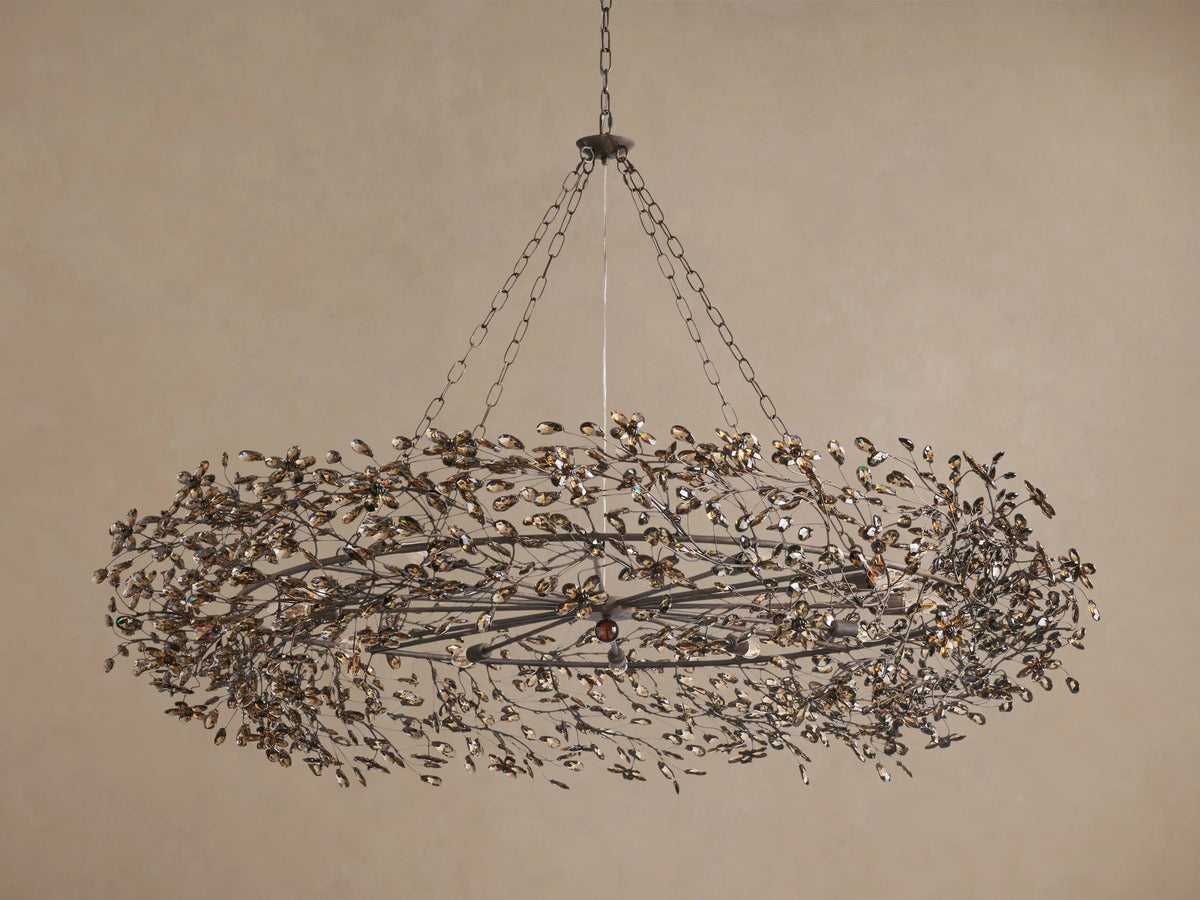 Fiore Crystal Crown Light Chandelier — product view 17