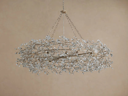 Fiore Crystal Crown Light Chandelier — product view 22