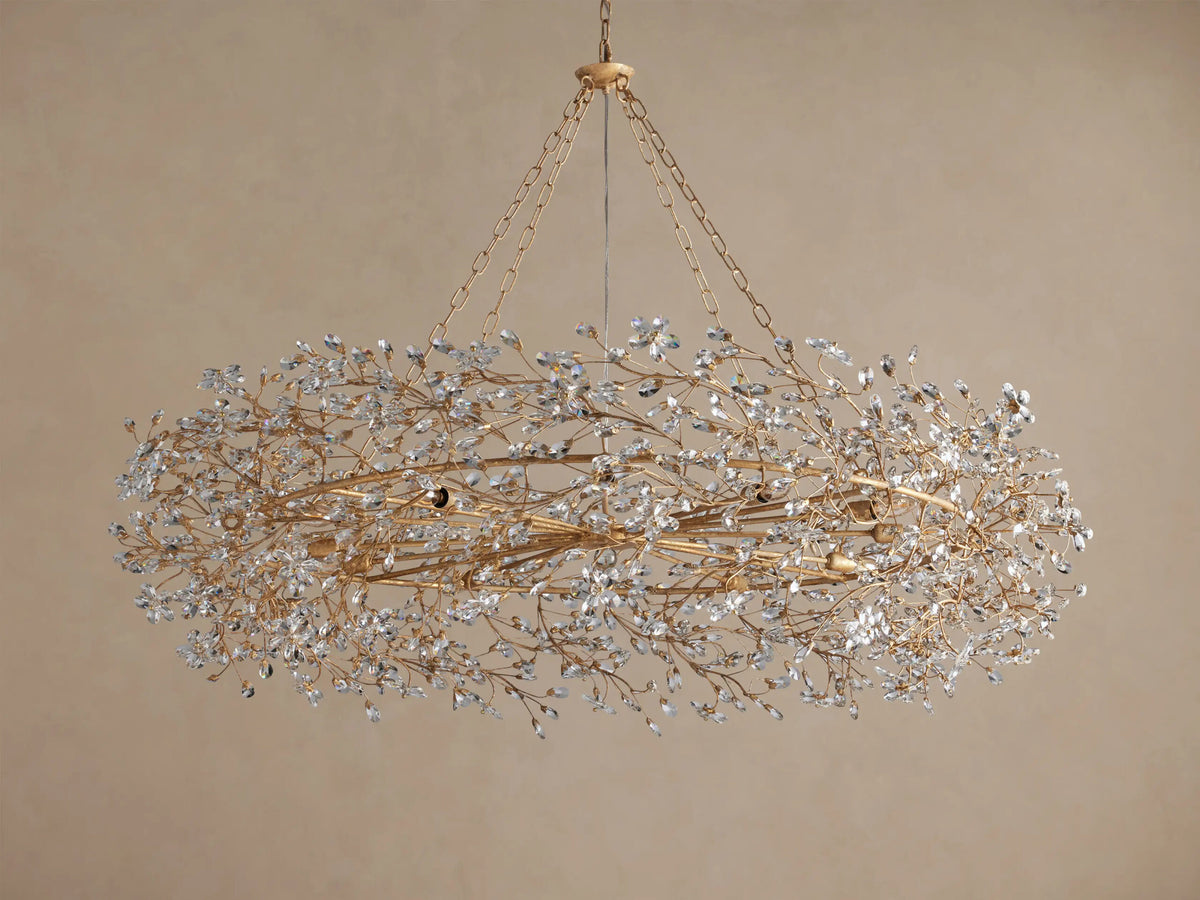 Fiore Crystal Crown Light Chandelier