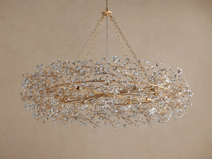 Fiore Crystal Crown Light Chandelier — product view 3