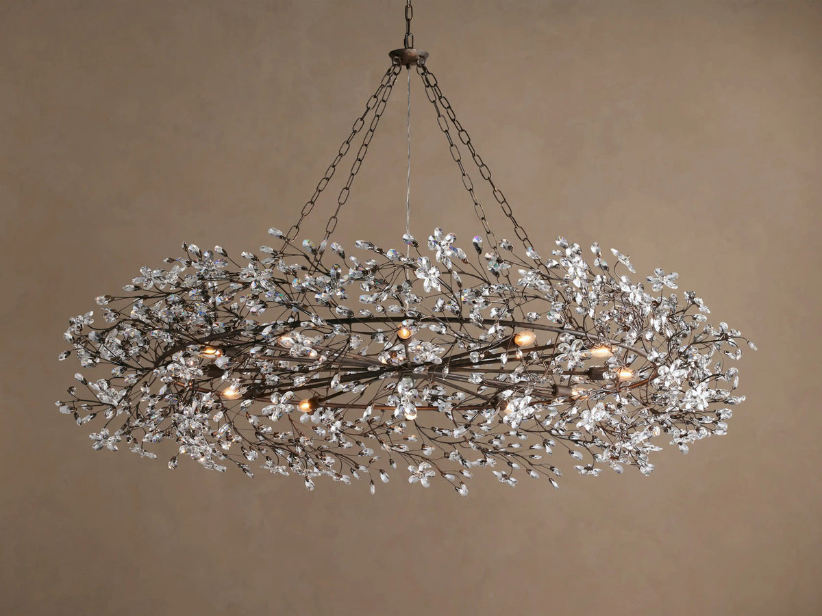 Fiore Crystal Crown Light Chandelier — product view 34