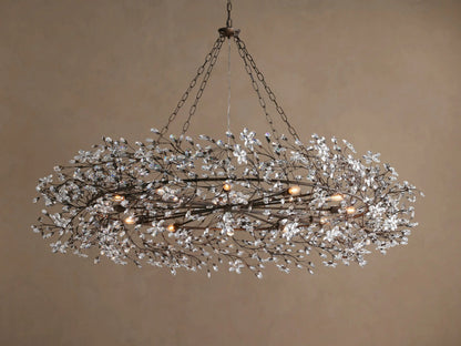 Fiore Crystal Crown Light Chandelier — product view 34