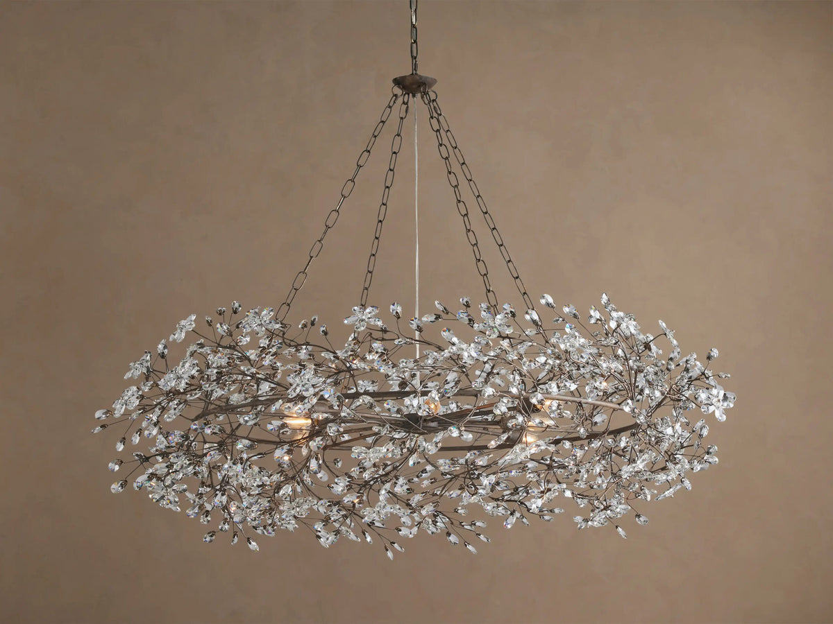 Fiore Crystal Crown Light Chandelier — product view 39