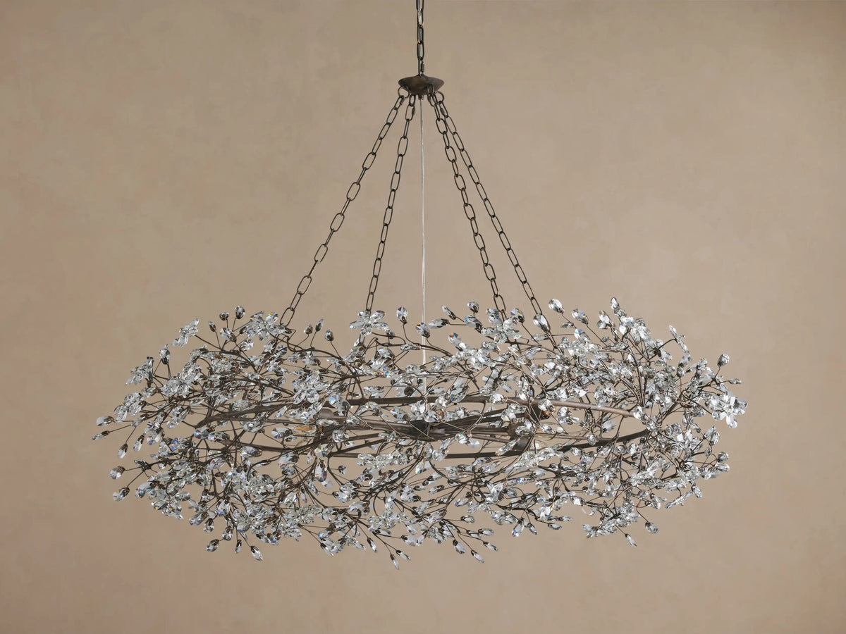 Fiore Crystal Crown Light Chandelier — product view 41