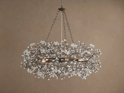 Fiore Crystal Crown Light Chandelier — product view 44