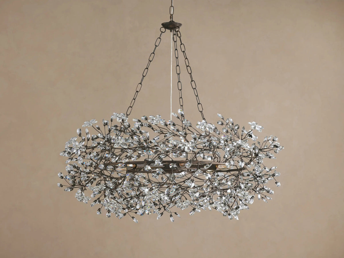 Fiore Crystal Crown Light Chandelier — product view 46