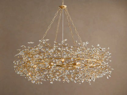 Fiore Crystal Crown Light Chandelier — product view 6