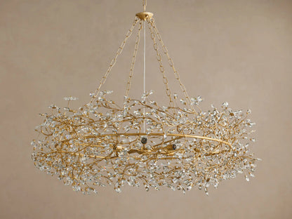 Fiore Crystal Crown Light Chandelier — product view 8