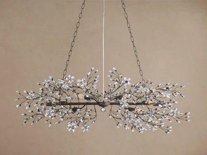 Linear Crystal Light Fiore Chandelier — product view 14