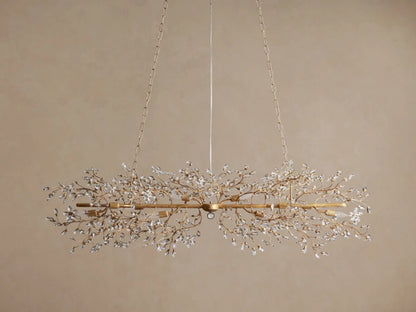 Linear Crystal Light Fiore Chandelier — product view 2