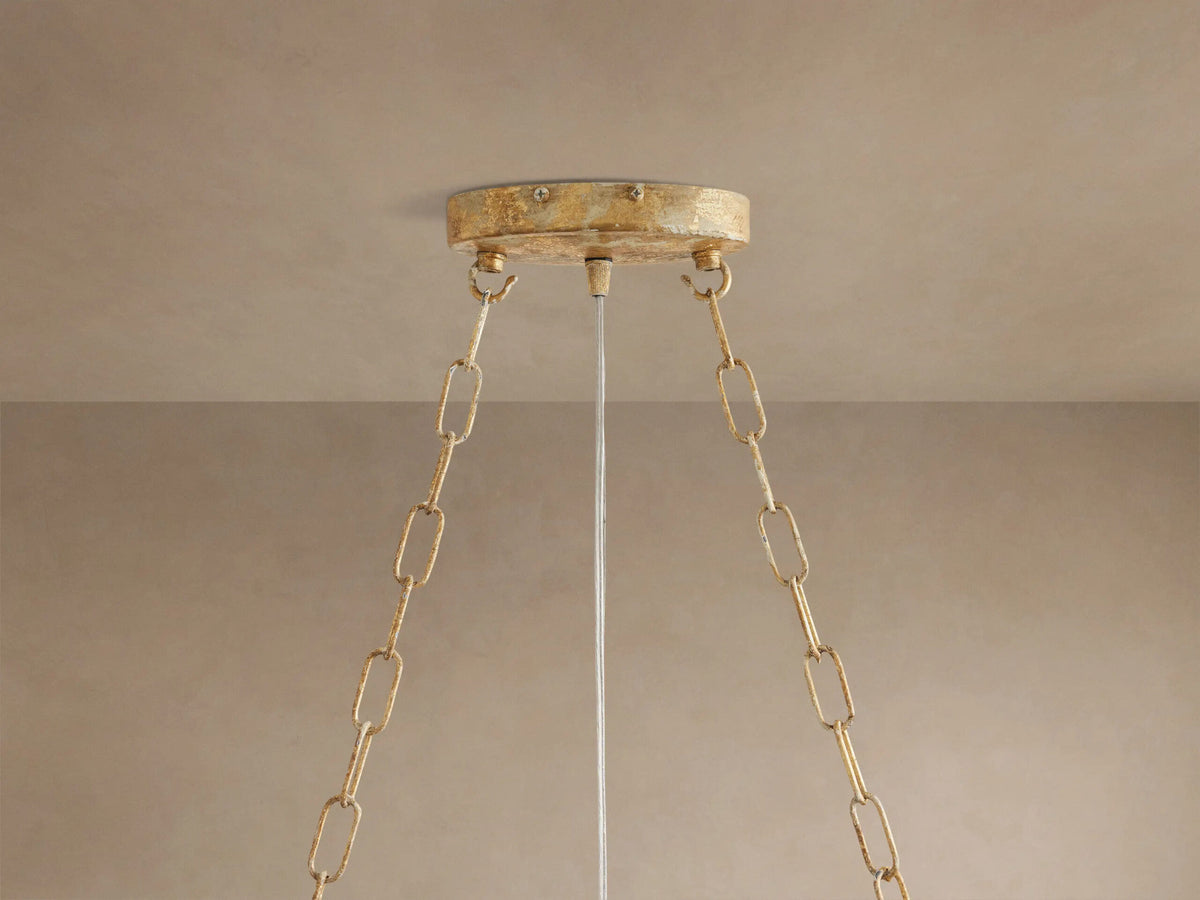 Linear Crystal Light Fiore Chandelier — product view 4