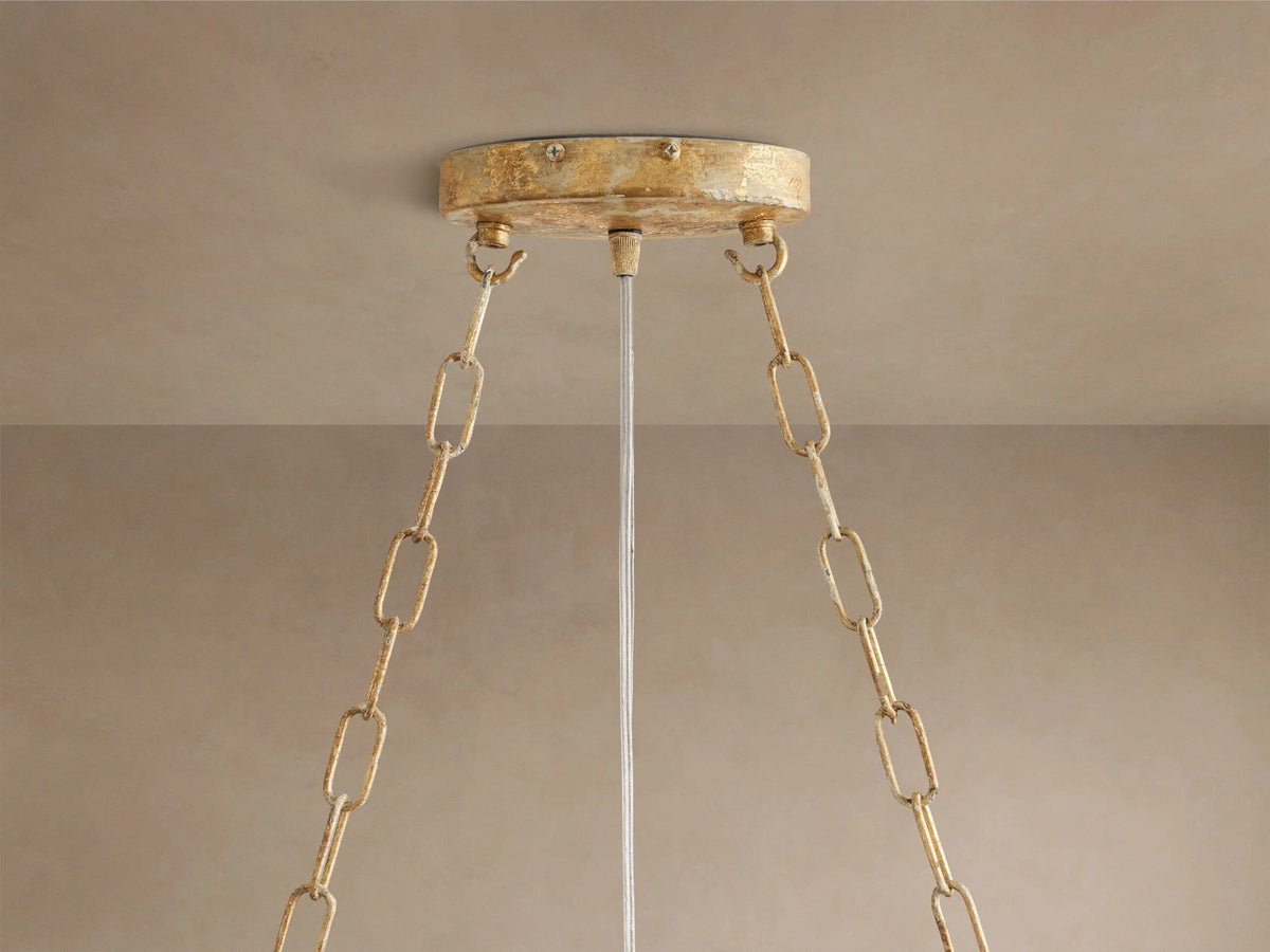 Linear Crystal Light Fiore Chandelier — product view 8