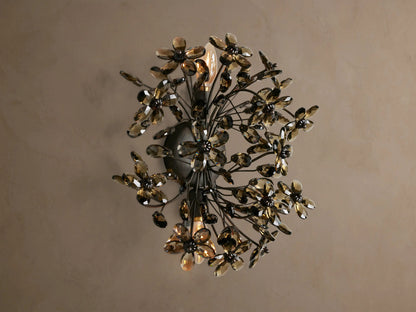 Fiore Crystal Iron Sconce — product view 10