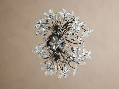 Fiore Crystal Iron Sconce — product view 8
