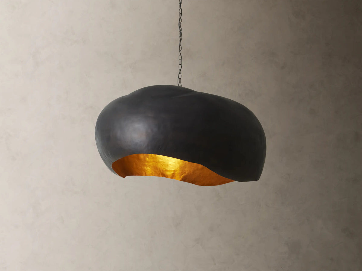 brass dome pendant 48 Inch — product view 1