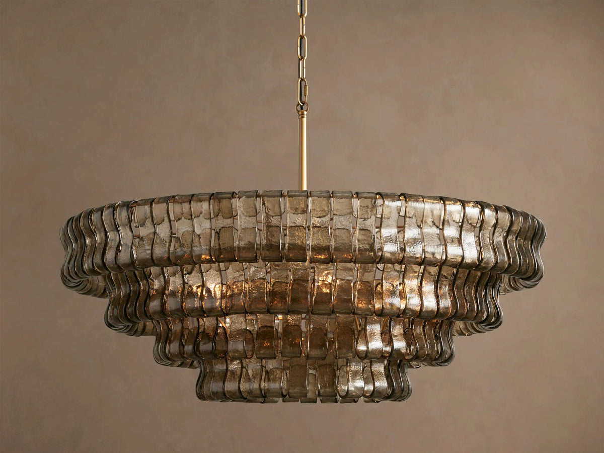 Ghiaccio Round Glass Chandelier — product view 14
