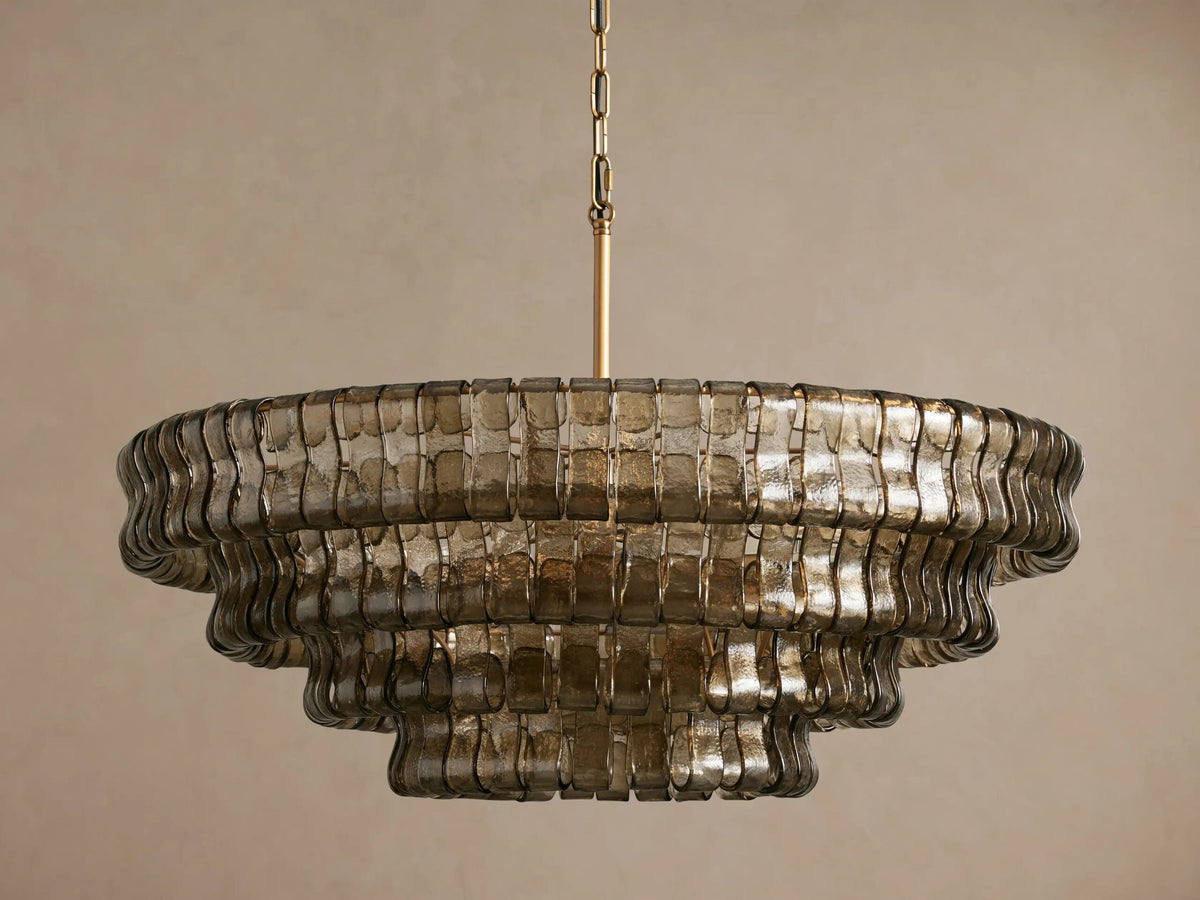 Ghiaccio Round Glass Chandelier — product view 16