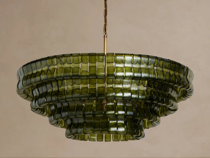 Ghiaccio Round Glass Chandelier — product view 2