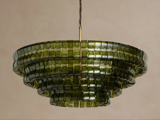 Ghiaccio Round Glass Chandelier — product view 2