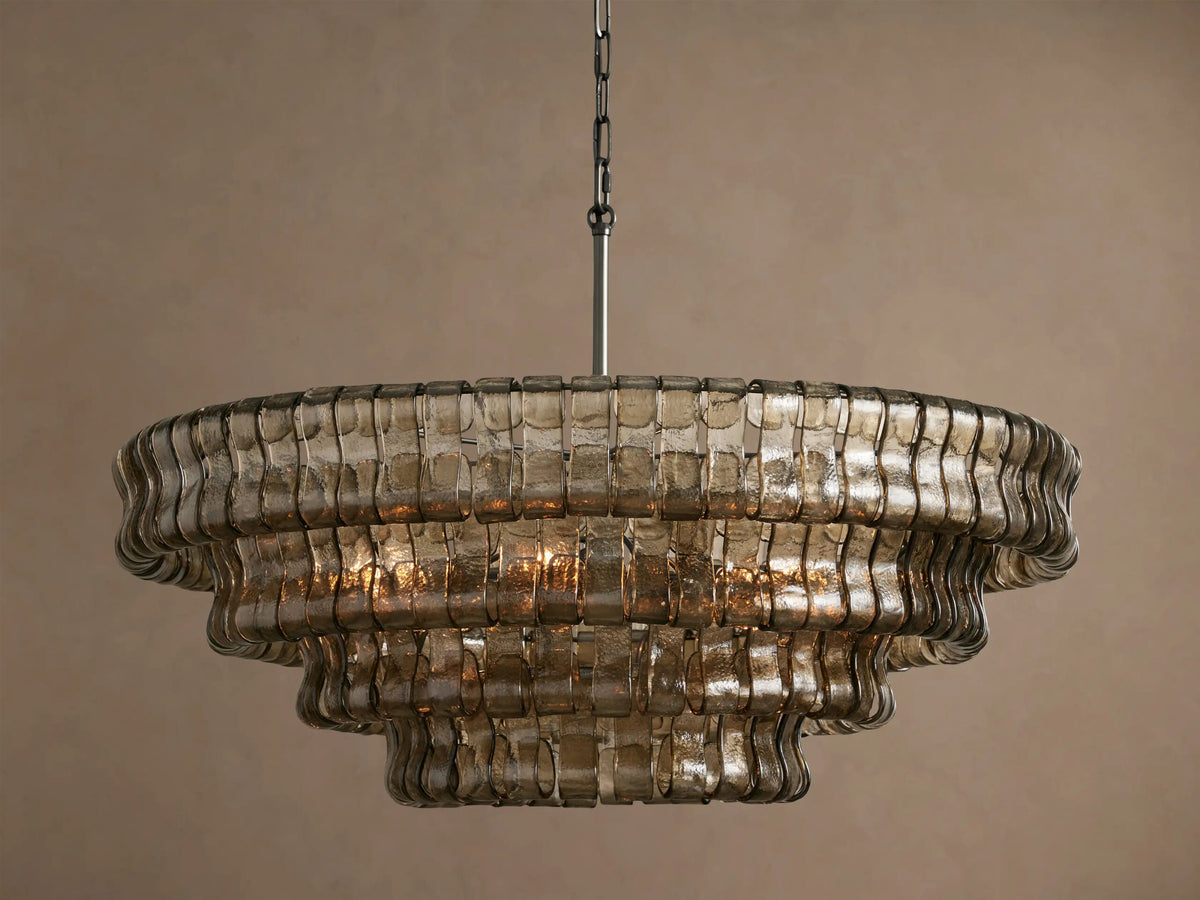 Ghiaccio Round Glass Chandelier — product view 24