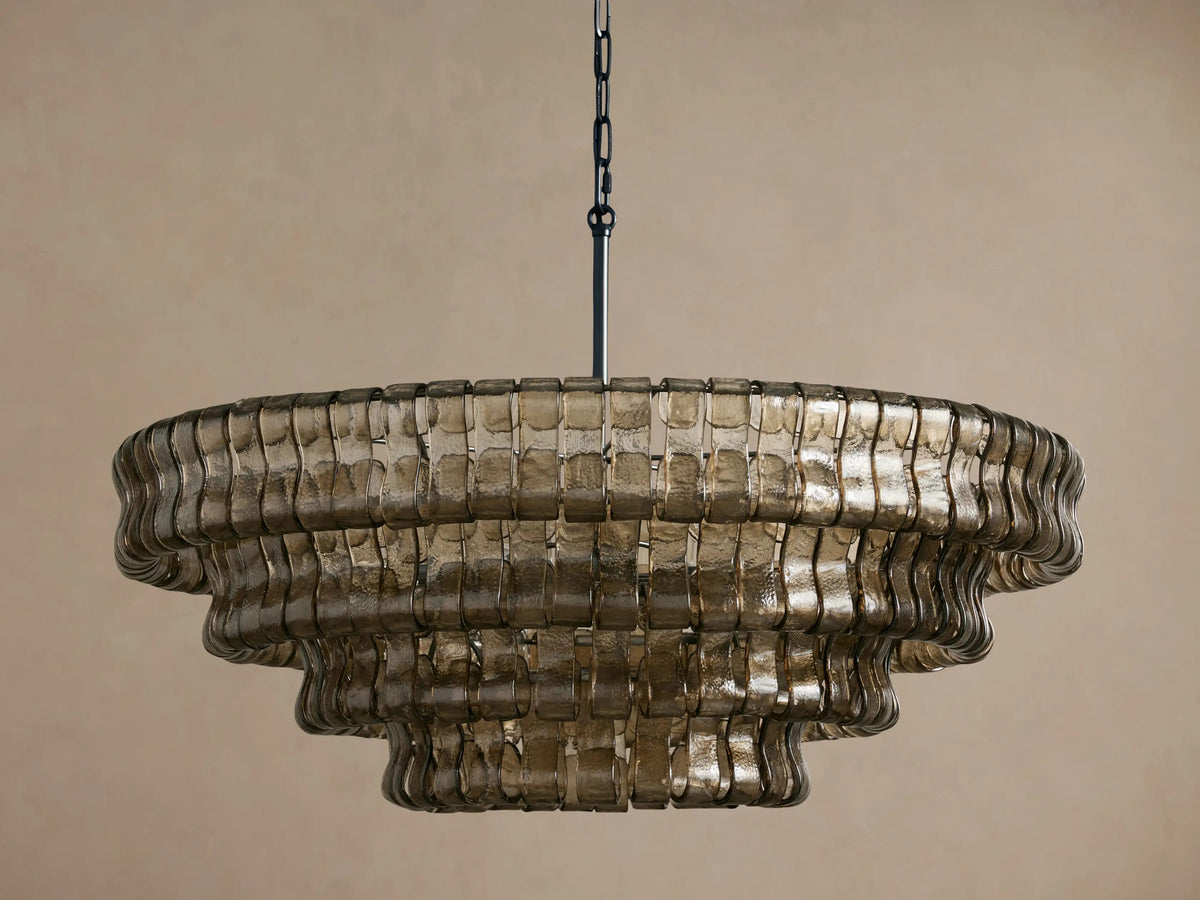 Ghiaccio Round Glass Chandelier — product view 26