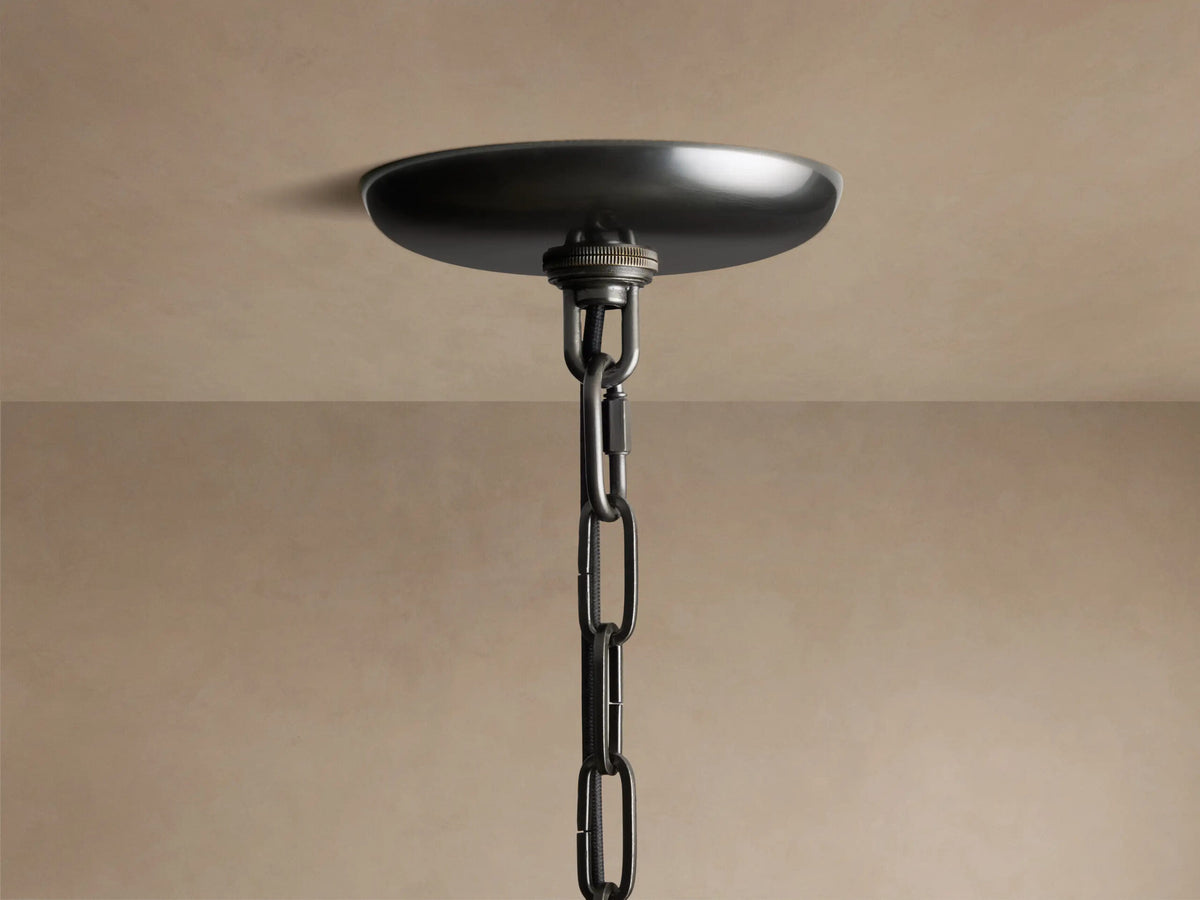 Ghiaccio Glass Modern Pendant in Green and Brass — product view 28