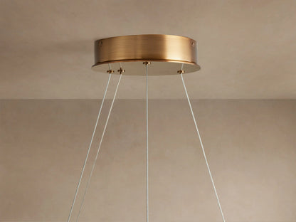 Alabaster Chandelier Halo LED Ring — product view 5