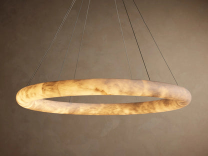 Alabaster Chandelier Halo LED Ring — product view 7