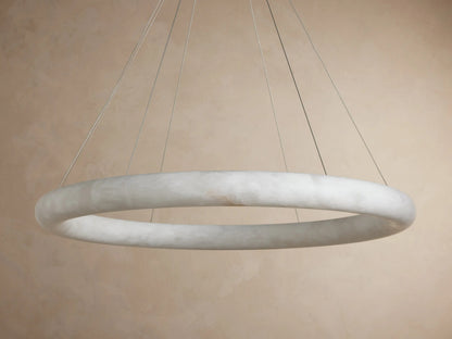 Alabaster Chandelier Halo LED Ring — product view 8