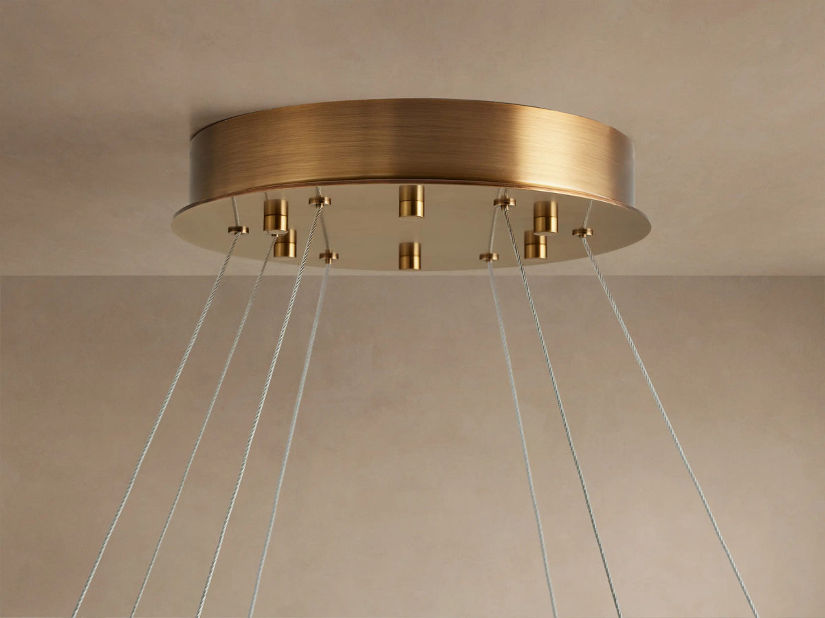Alabaster Chandelier Halo LED Ring — product view 9