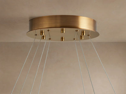 Alabaster Chandelier Halo LED Ring — product view 9