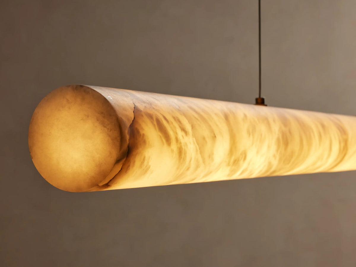 Halima Alabaster Bar Light Linear Chandelier