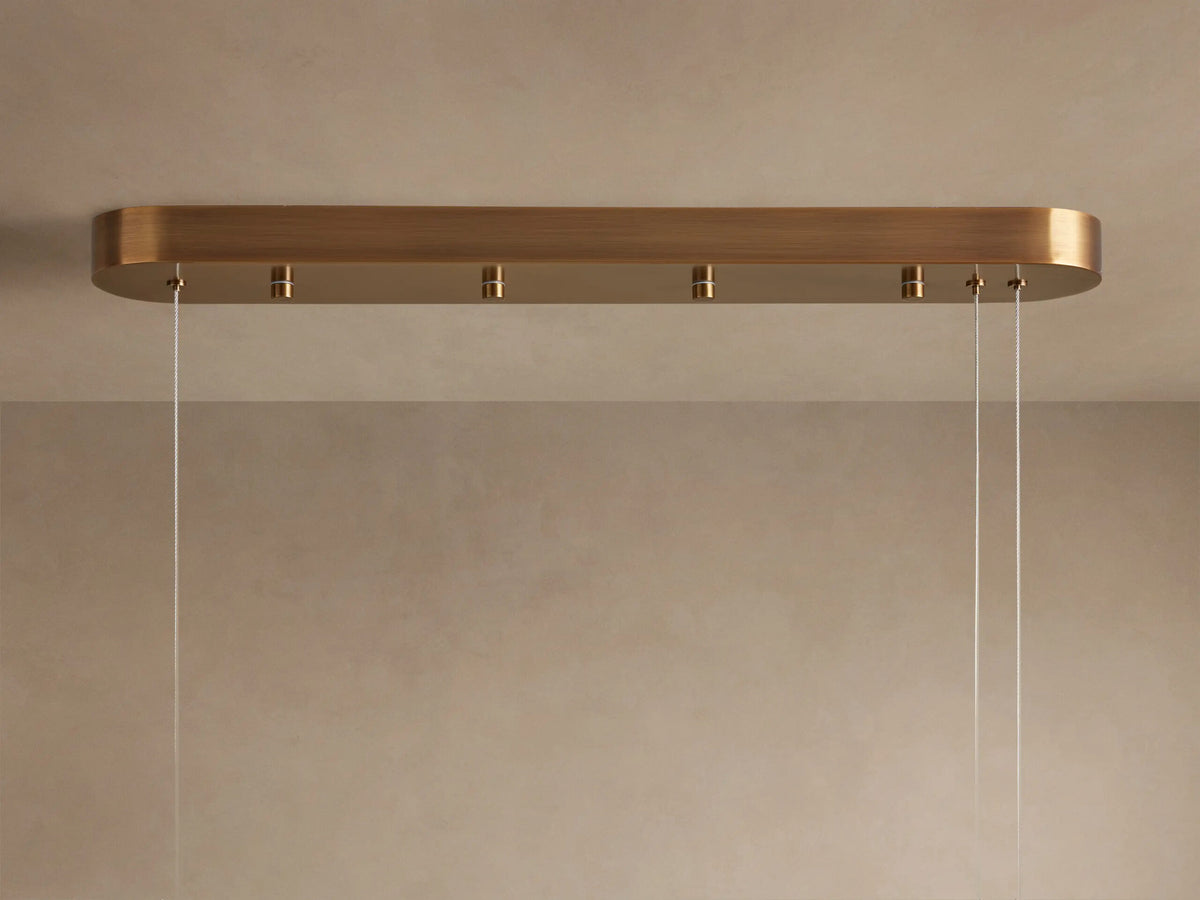Halima Alabaster Bar Light Linear Chandelier — product view 5