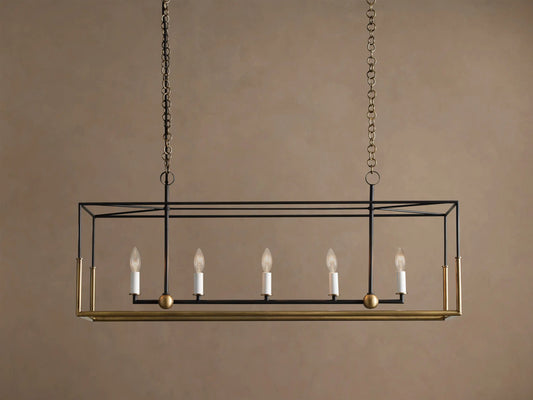 Holt 43 Inch Linear Iron Light Chandelier — product view 1