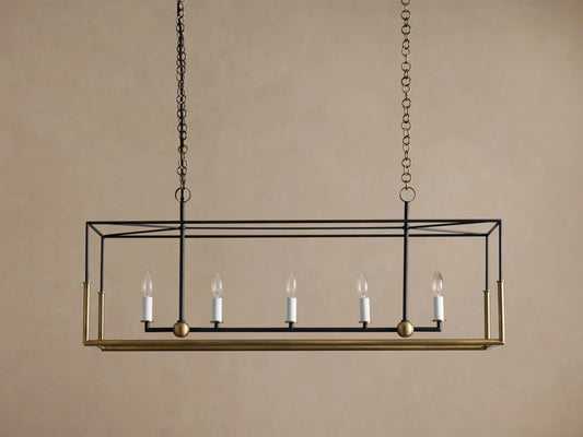 Holt 43 Inch Linear Iron Light Chandelier — product view 2