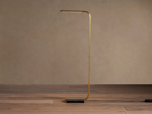 Modern Brass Lamp Karson Task Floor Lamp — product view 1