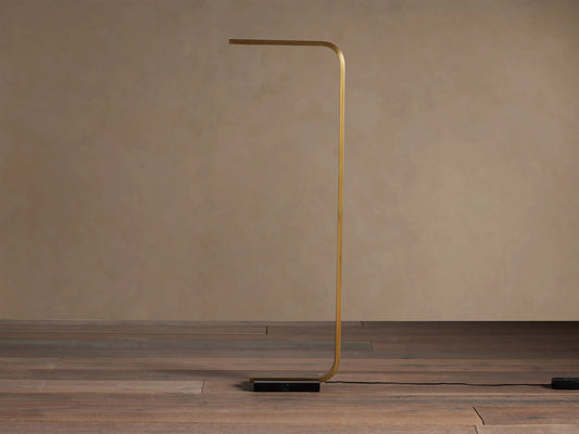 Modern Brass Lamp Karson Task Floor Lamp — product view 2