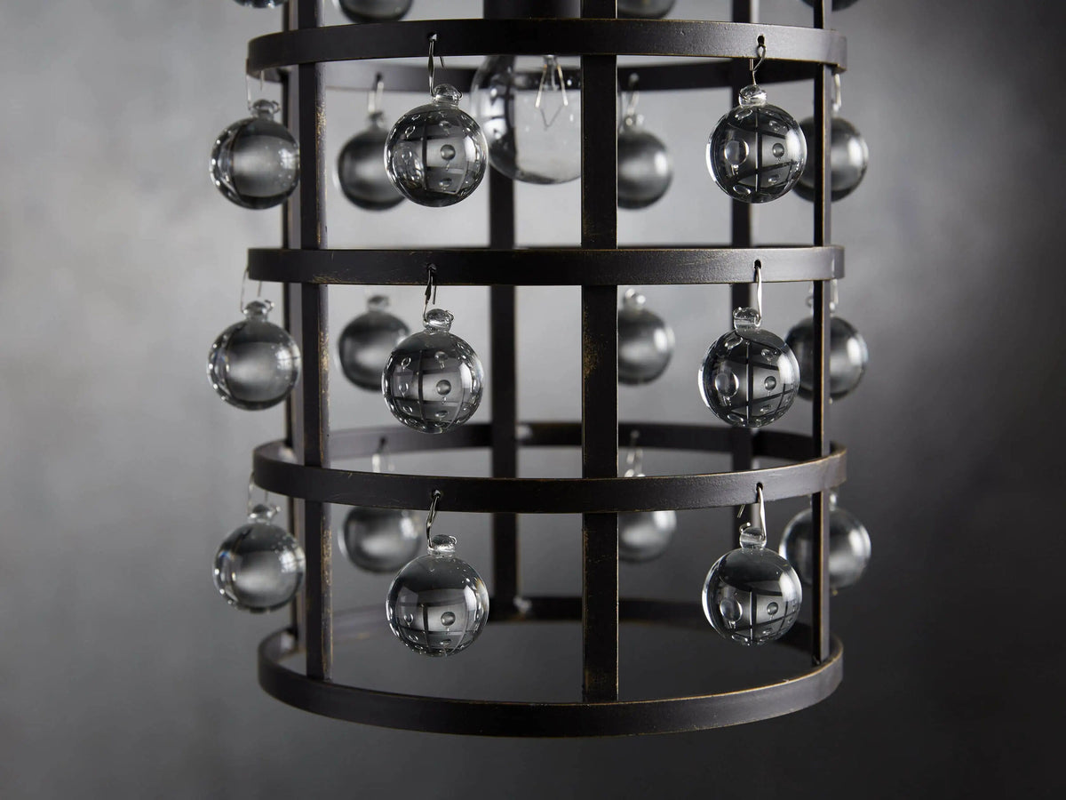 La Cage Iron Cage Pendant 8 Inch Bronze — product view 2