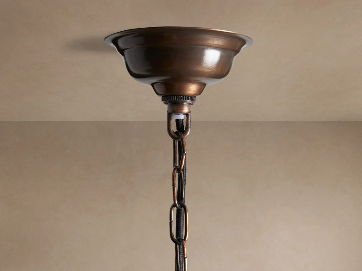Laila Copper Glass Pendant — product view 3