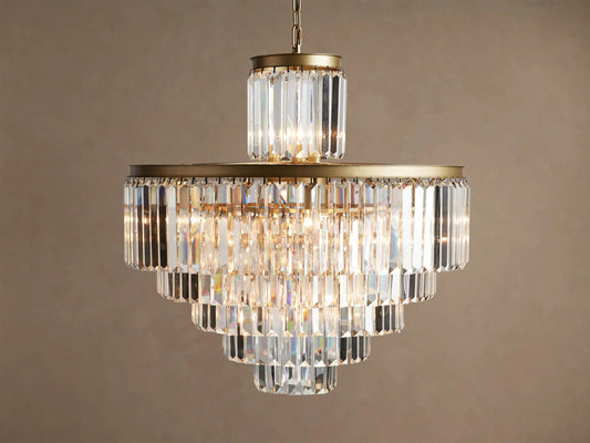 Leyland Crystal Deco Light Chandelier — product view 1