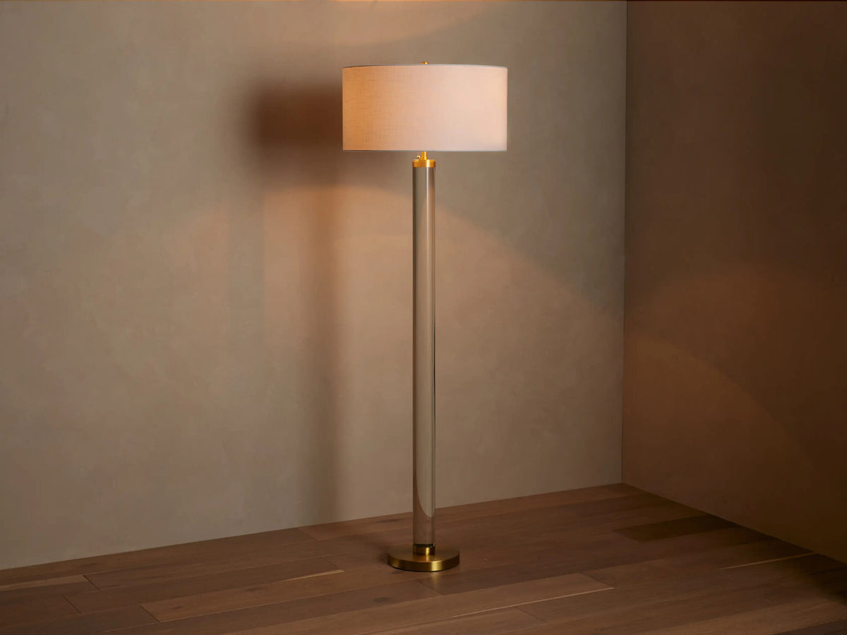 Classic Crystal Lamp Floor Lamp — product view 1