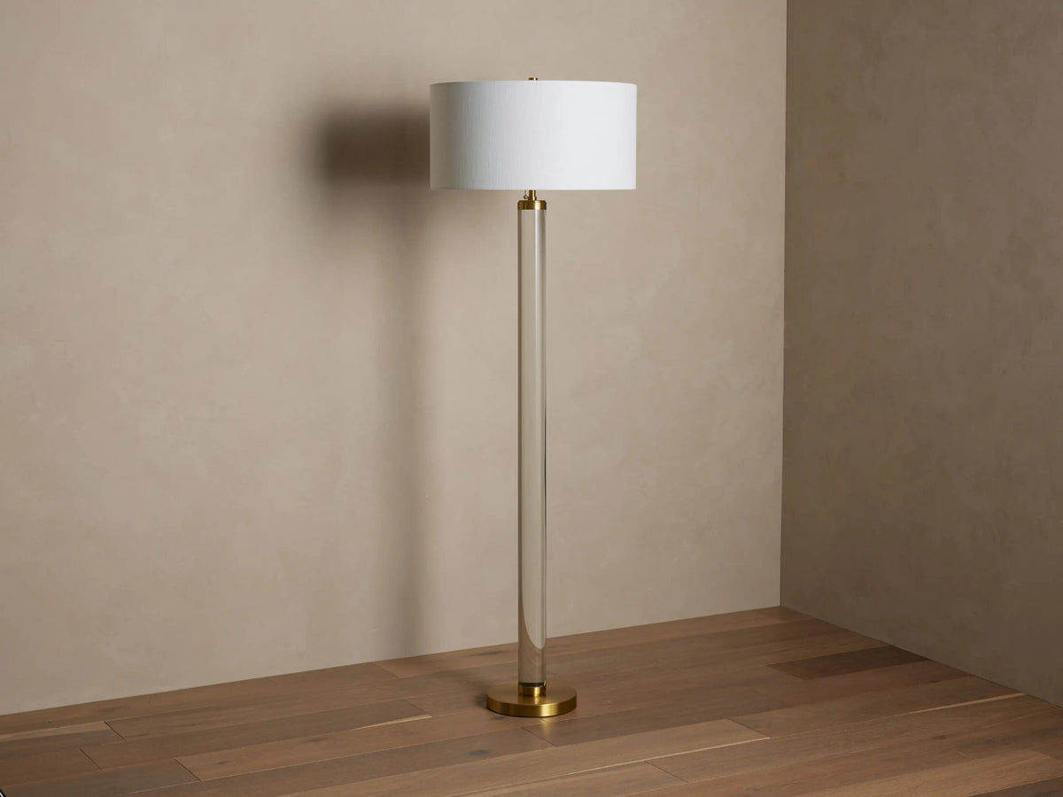 Classic Crystal Lamp Floor Lamp — product view 2