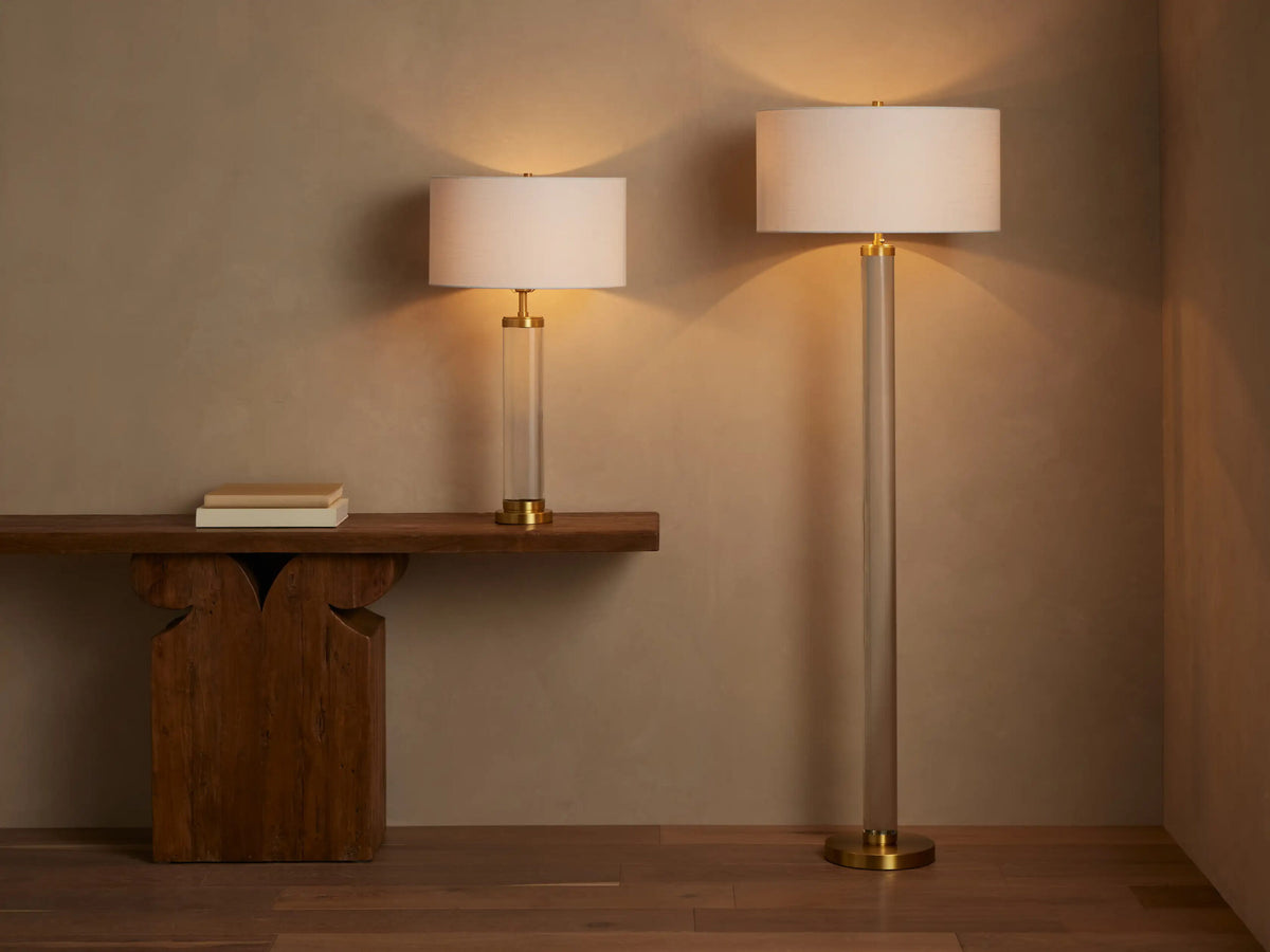 Classic Crystal Lamp Floor Lamp — product view 4