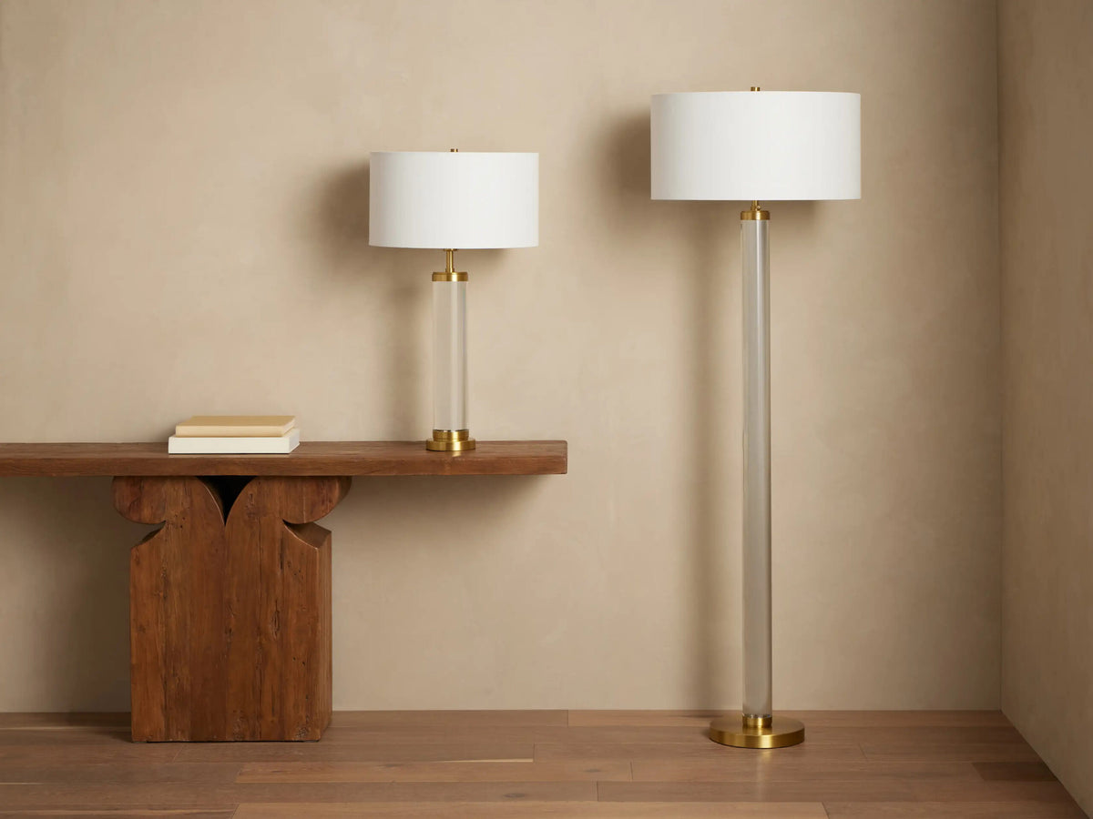 Classic Crystal Lamp Floor Lamp — product view 5