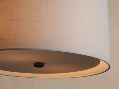 Linden Bronze Linen Pendant — product view 3