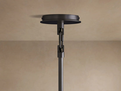 Linden Bronze Linen Pendant — product view 4