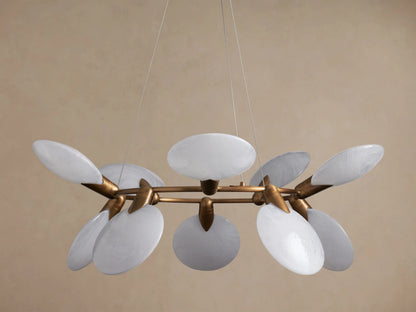 Glass Chandelier Lyla Round LED Chandelier — product view 2