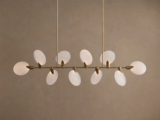 Lyla Glass Linear Light Chandelier — product view 1