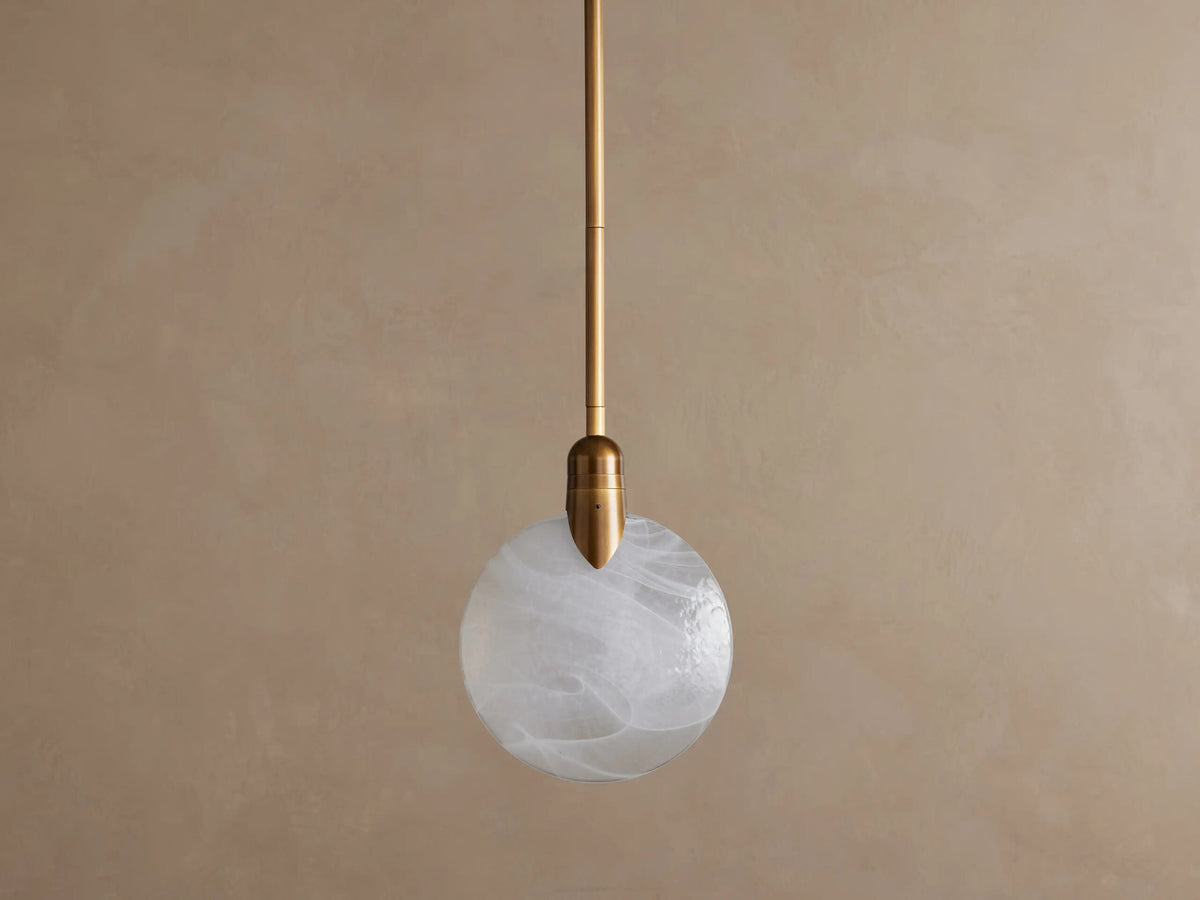Lyla Modern Glass Pendant — product view 2