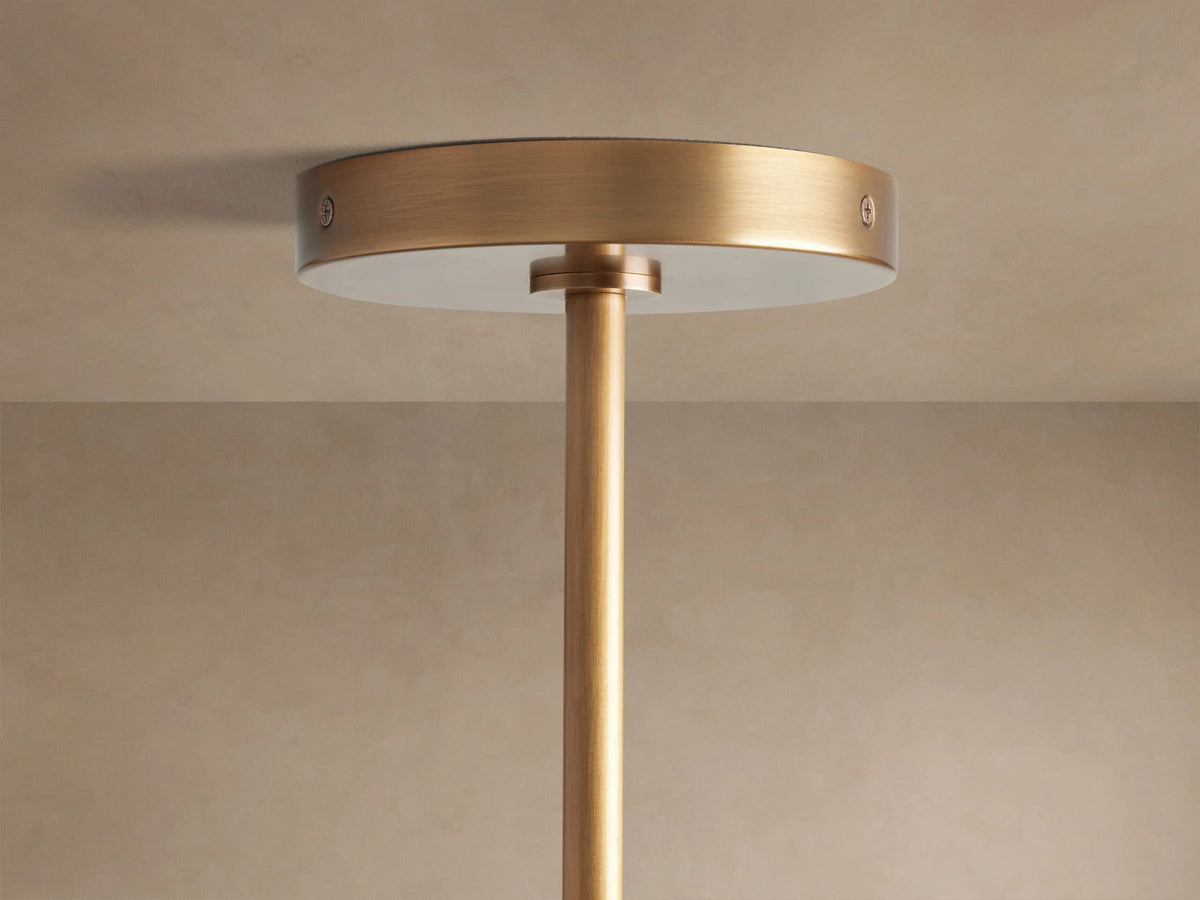 Mandoza Modern Glass Light 19 Light Brass Chandelier — product view 4